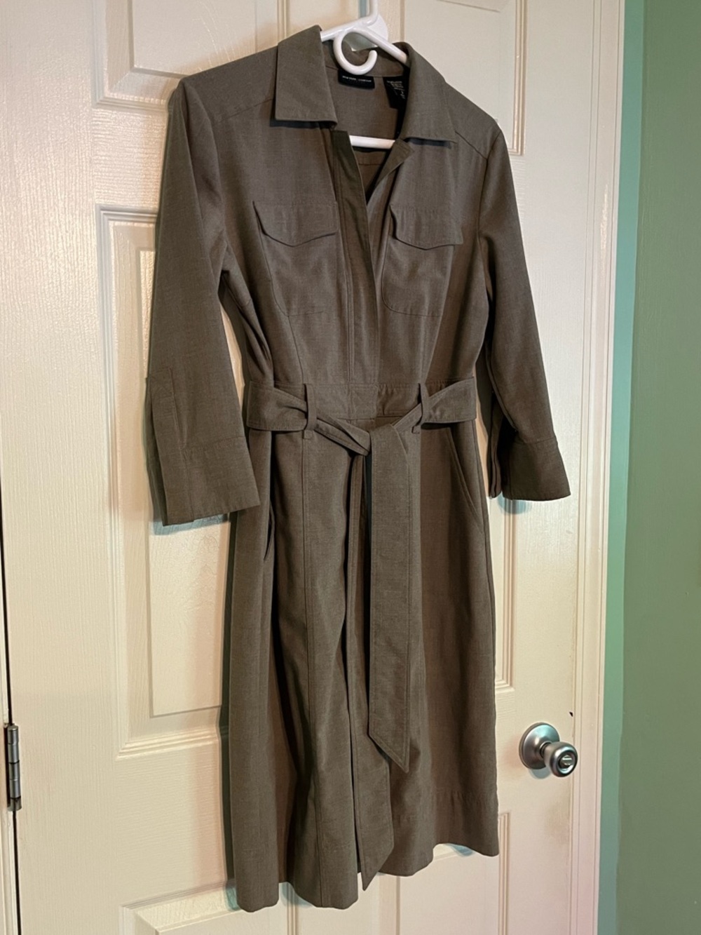 New York & Company Shirt Dress / Trench Coat - Size 2